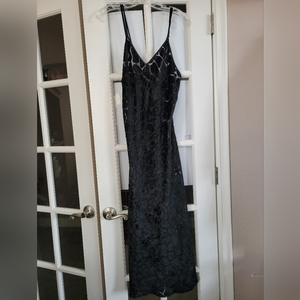 Marilyn Monroe by‎ Warner velvet semi sheer long lingerie dress